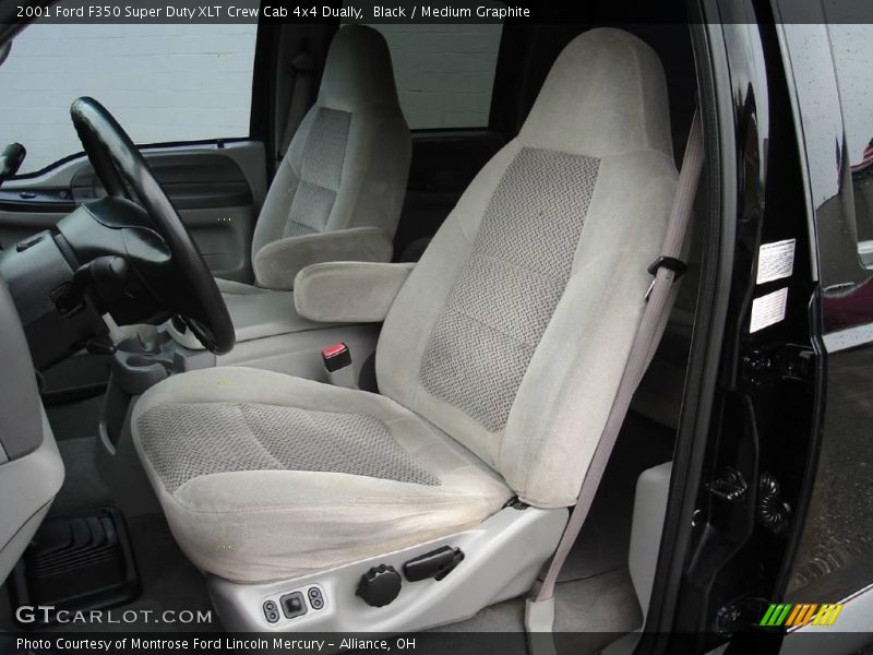 Black / Medium Graphite 2001 Ford F350 Super Duty XLT Crew Cab 4x4 Dually