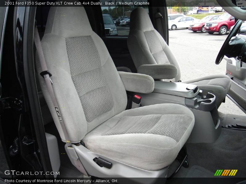 Black / Medium Graphite 2001 Ford F350 Super Duty XLT Crew Cab 4x4 Dually