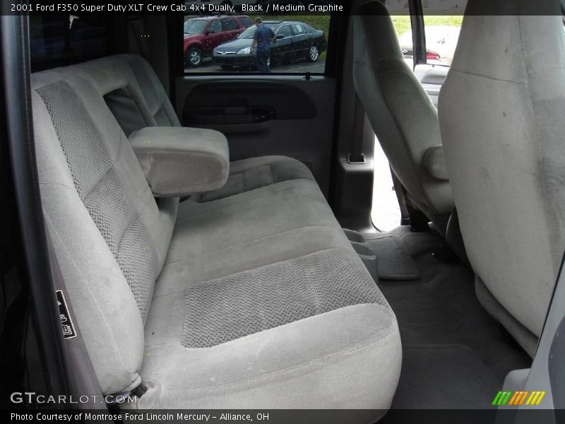 Black / Medium Graphite 2001 Ford F350 Super Duty XLT Crew Cab 4x4 Dually