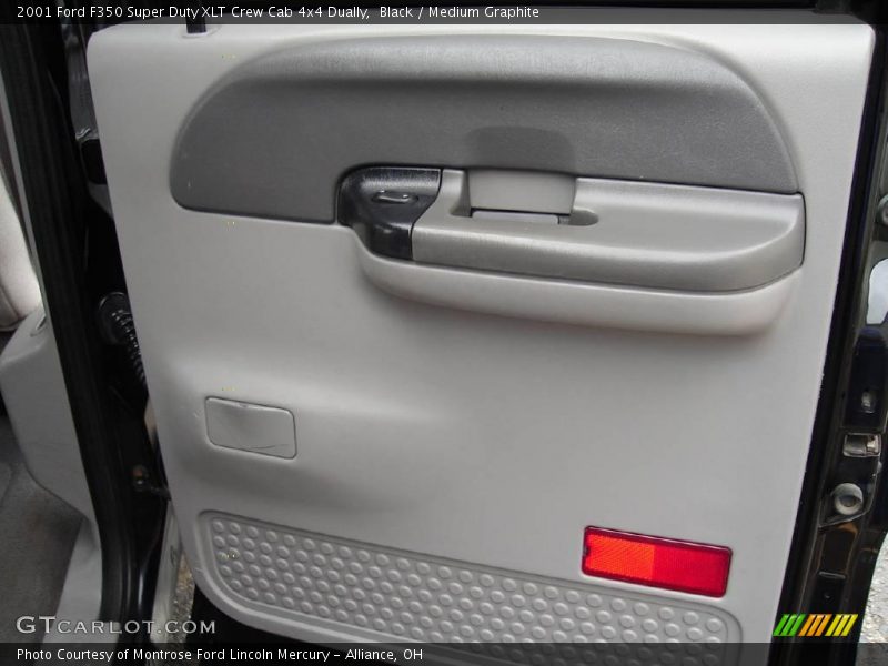 Black / Medium Graphite 2001 Ford F350 Super Duty XLT Crew Cab 4x4 Dually