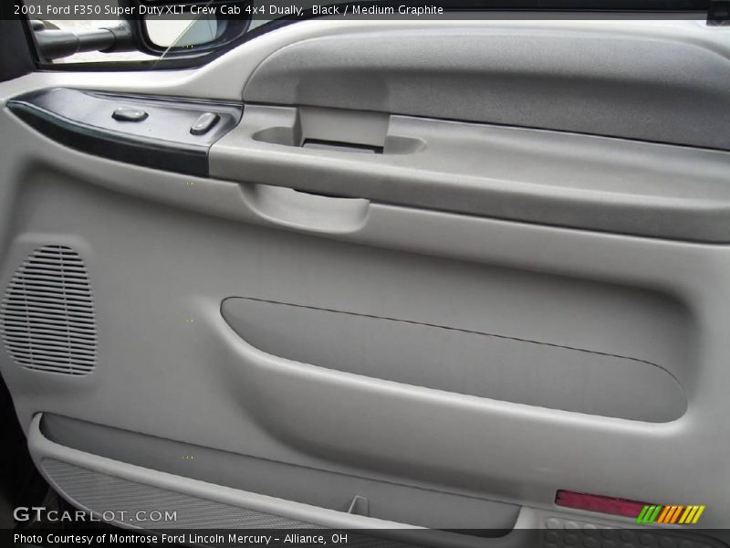 Black / Medium Graphite 2001 Ford F350 Super Duty XLT Crew Cab 4x4 Dually