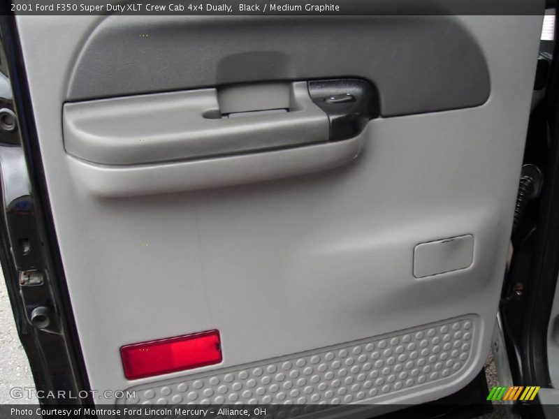 Black / Medium Graphite 2001 Ford F350 Super Duty XLT Crew Cab 4x4 Dually