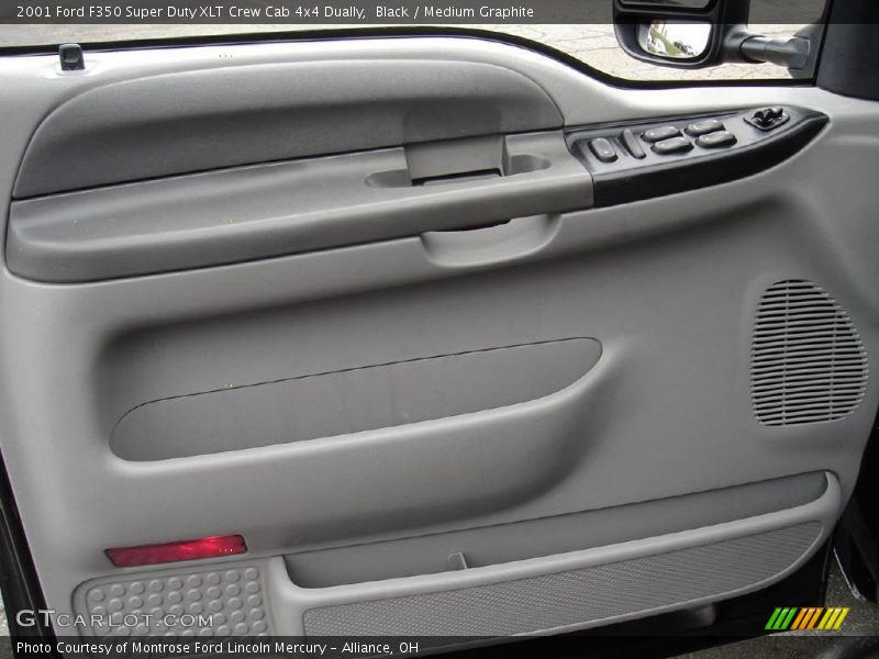 Black / Medium Graphite 2001 Ford F350 Super Duty XLT Crew Cab 4x4 Dually