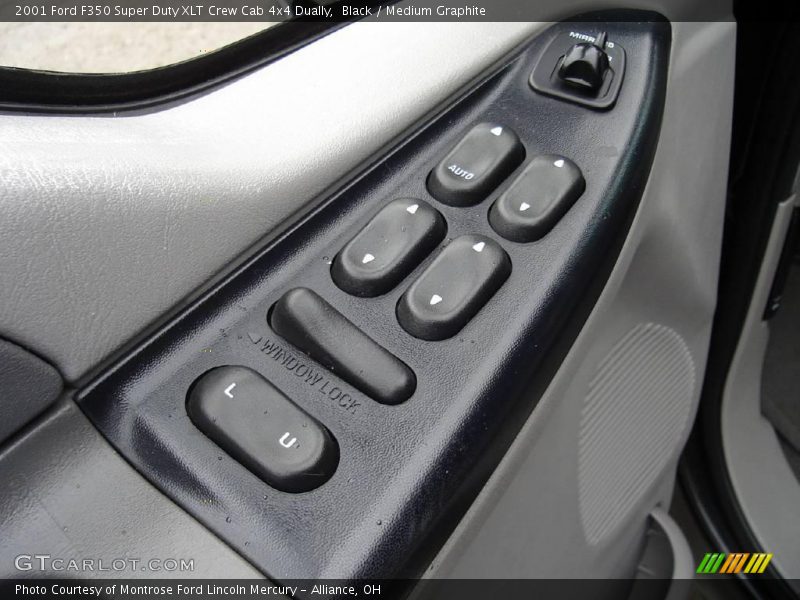 Black / Medium Graphite 2001 Ford F350 Super Duty XLT Crew Cab 4x4 Dually