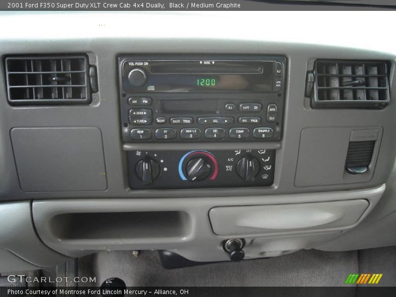 Black / Medium Graphite 2001 Ford F350 Super Duty XLT Crew Cab 4x4 Dually