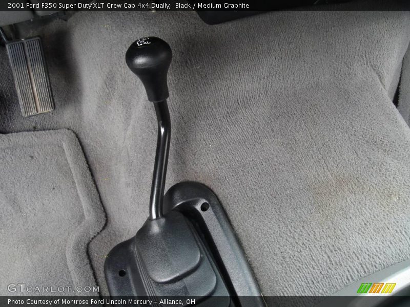 Black / Medium Graphite 2001 Ford F350 Super Duty XLT Crew Cab 4x4 Dually