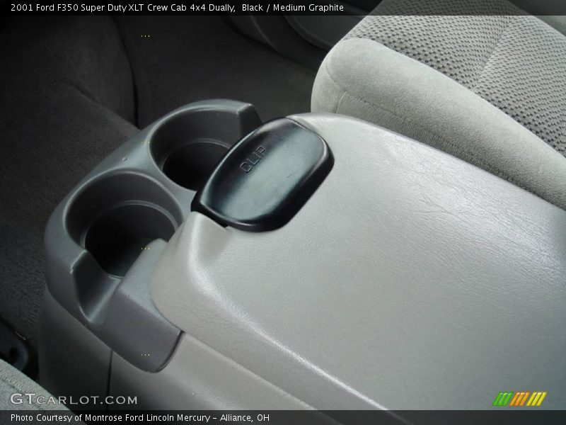 Black / Medium Graphite 2001 Ford F350 Super Duty XLT Crew Cab 4x4 Dually