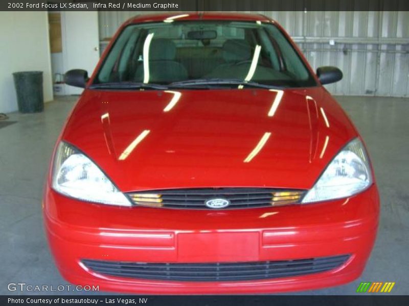 Infra Red / Medium Graphite 2002 Ford Focus LX Sedan