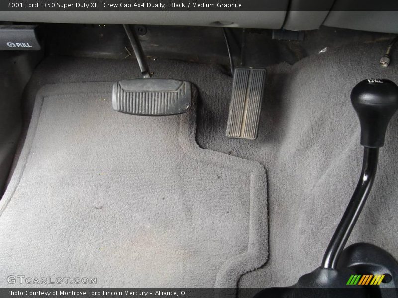 Black / Medium Graphite 2001 Ford F350 Super Duty XLT Crew Cab 4x4 Dually