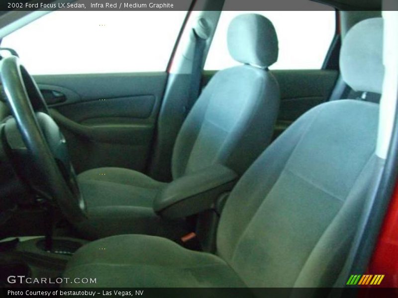 Infra Red / Medium Graphite 2002 Ford Focus LX Sedan