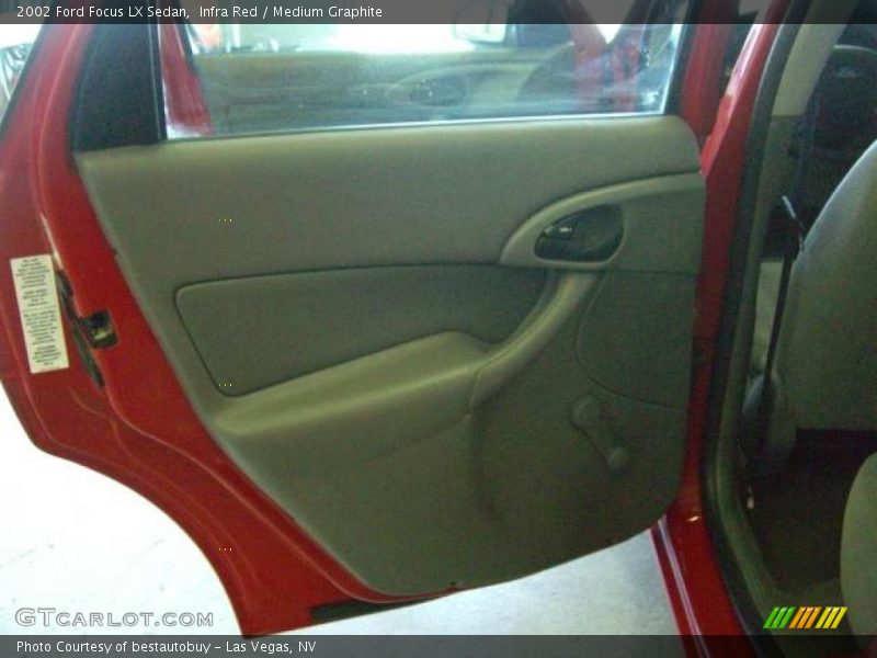 Infra Red / Medium Graphite 2002 Ford Focus LX Sedan