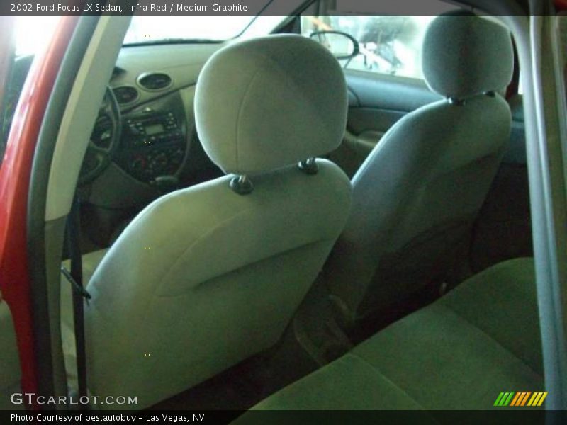 Infra Red / Medium Graphite 2002 Ford Focus LX Sedan