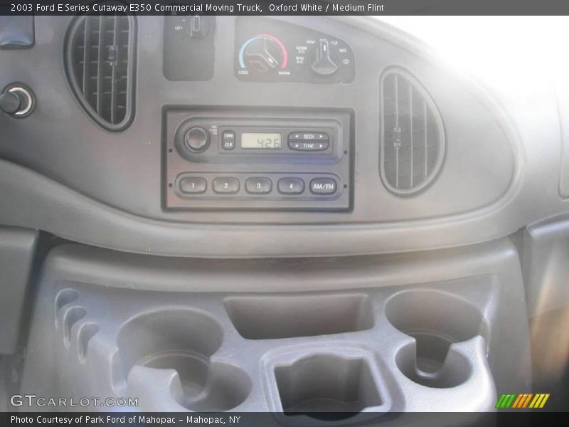 Oxford White / Medium Flint 2003 Ford E Series Cutaway E350 Commercial Moving Truck