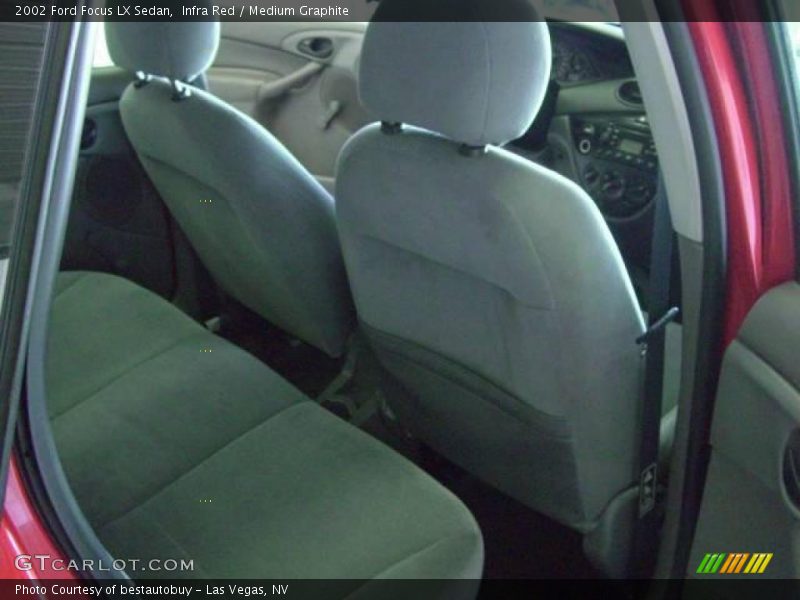 Infra Red / Medium Graphite 2002 Ford Focus LX Sedan