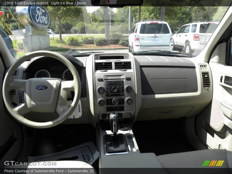 Light Ice Blue / Stone 2008 Ford Escape Hybrid