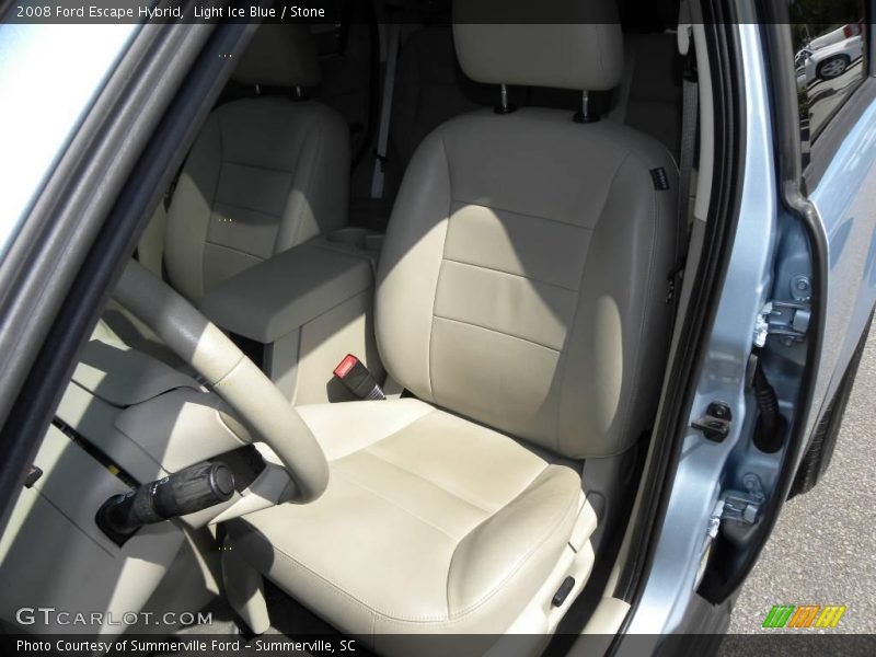 Light Ice Blue / Stone 2008 Ford Escape Hybrid