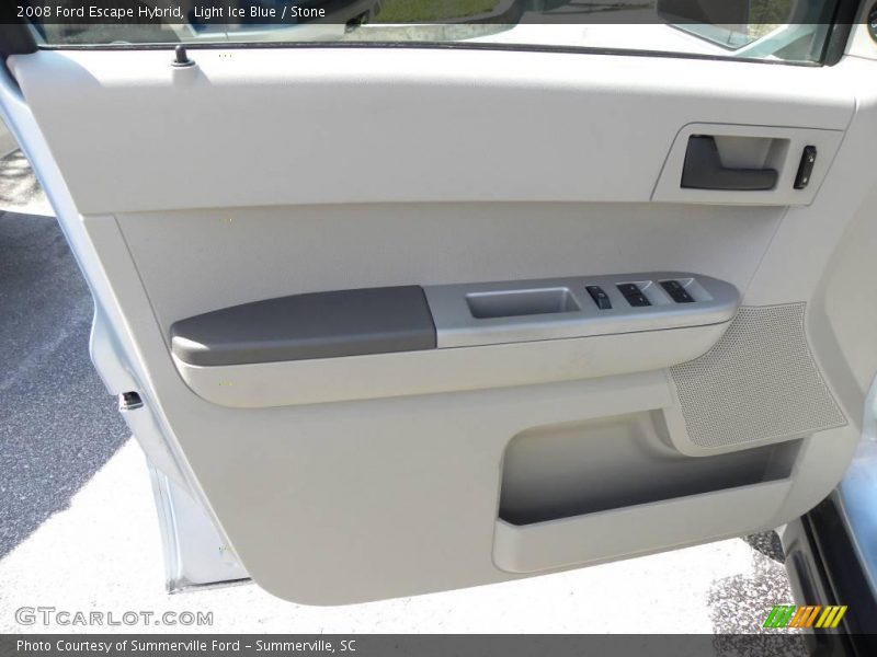 Light Ice Blue / Stone 2008 Ford Escape Hybrid
