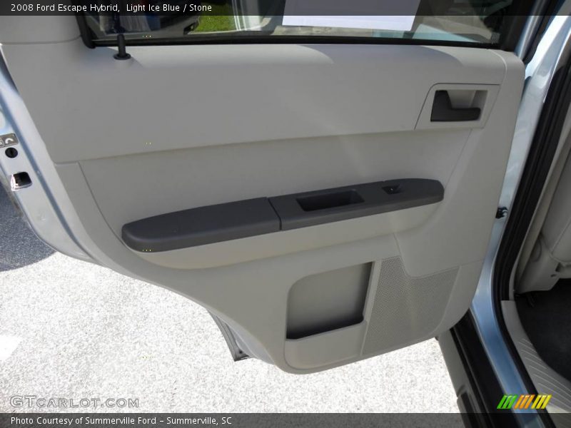 Light Ice Blue / Stone 2008 Ford Escape Hybrid