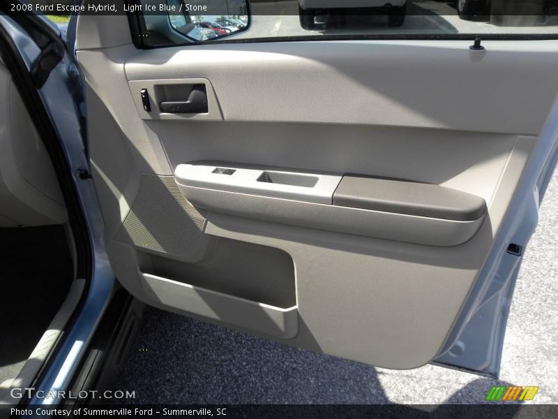 Light Ice Blue / Stone 2008 Ford Escape Hybrid