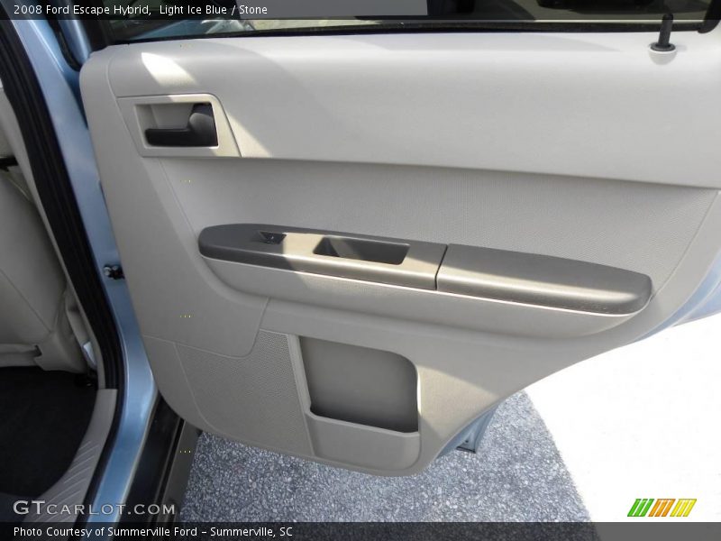Light Ice Blue / Stone 2008 Ford Escape Hybrid
