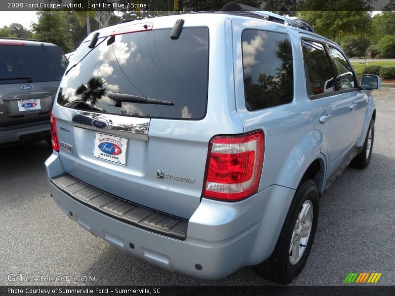 Light Ice Blue / Stone 2008 Ford Escape Hybrid