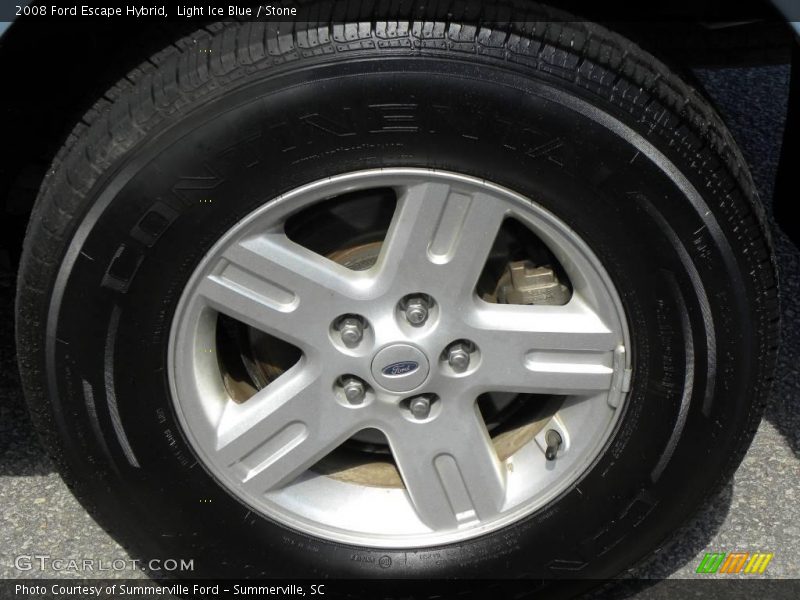Light Ice Blue / Stone 2008 Ford Escape Hybrid