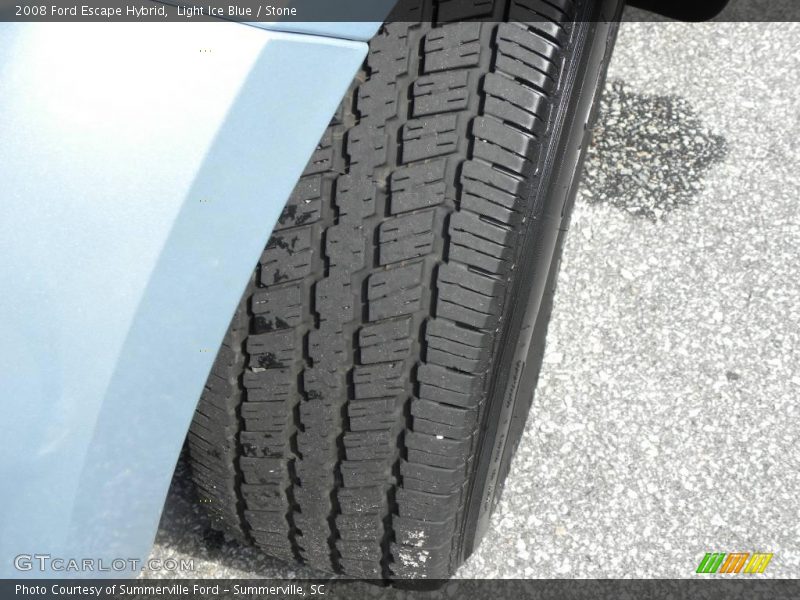 Light Ice Blue / Stone 2008 Ford Escape Hybrid