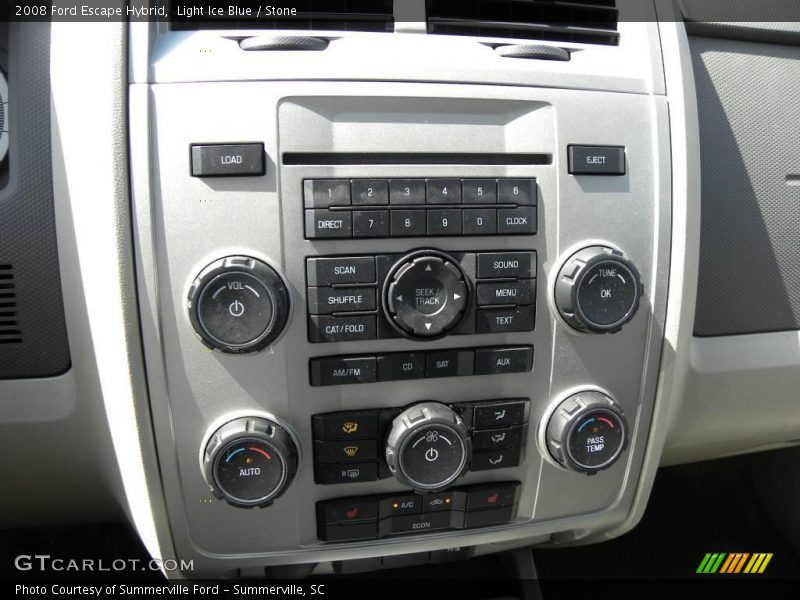 Controls of 2008 Escape Hybrid