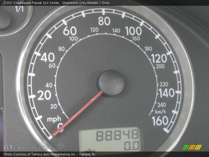 Silverstone Grey Metallic / Grey 2002 Volkswagen Passat GLX Sedan