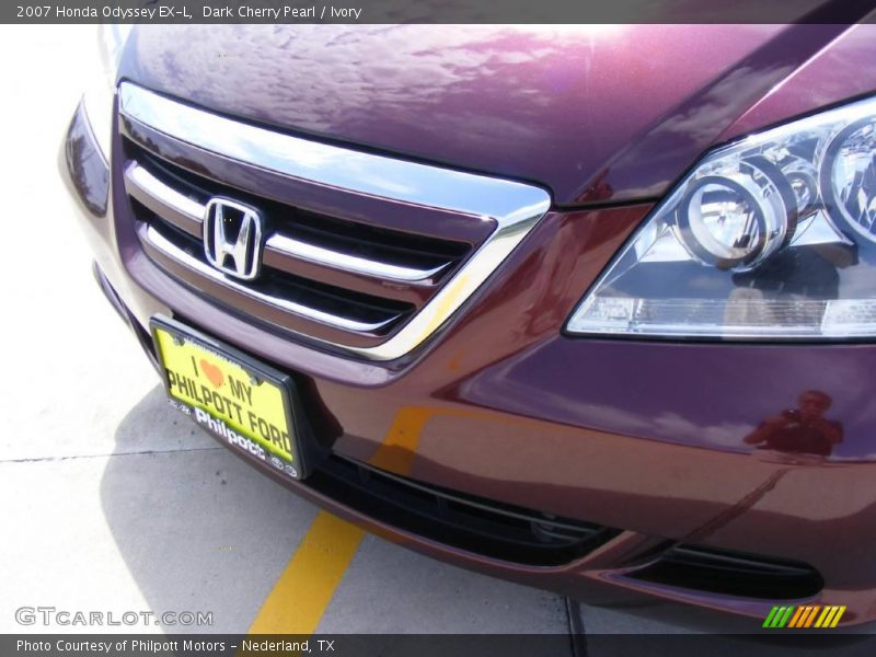 Dark Cherry Pearl / Ivory 2007 Honda Odyssey EX-L