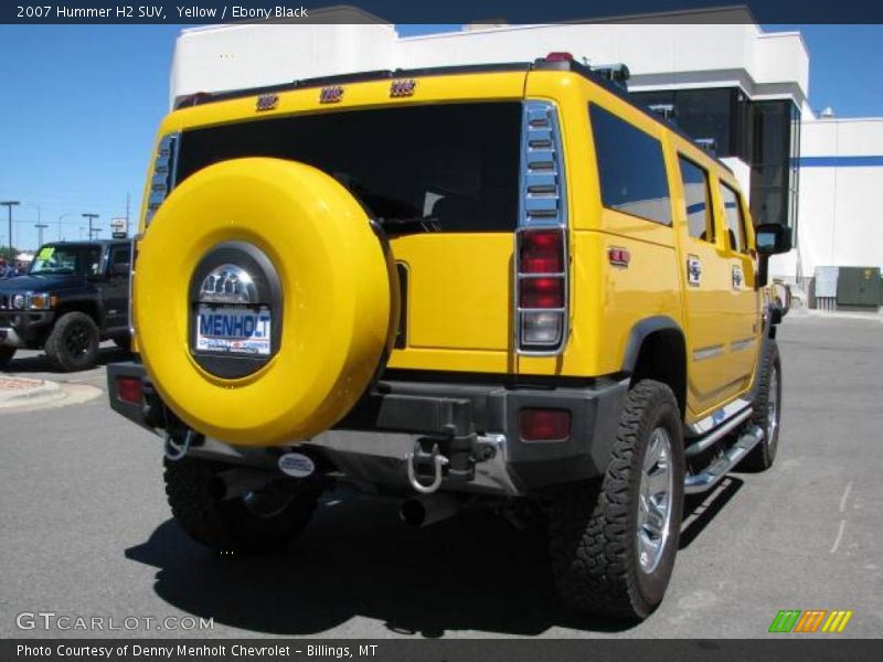 Yellow / Ebony Black 2007 Hummer H2 SUV