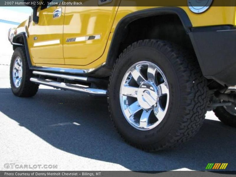 Yellow / Ebony Black 2007 Hummer H2 SUV