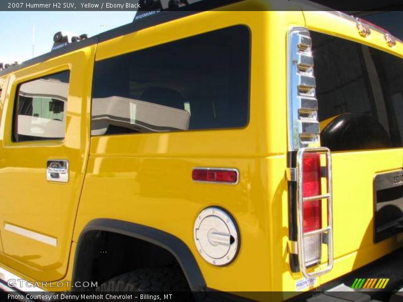 Yellow / Ebony Black 2007 Hummer H2 SUV