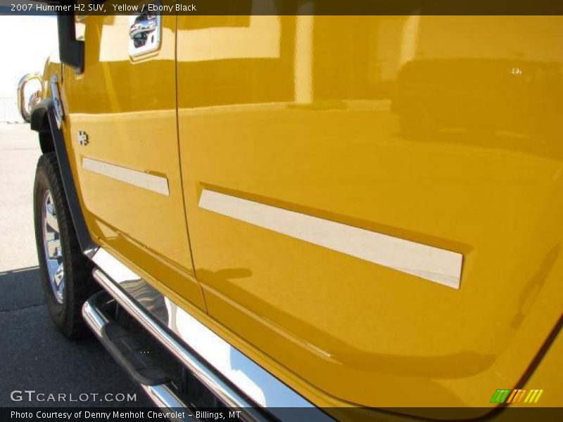 Yellow / Ebony Black 2007 Hummer H2 SUV