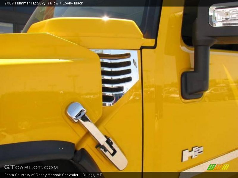 Yellow / Ebony Black 2007 Hummer H2 SUV
