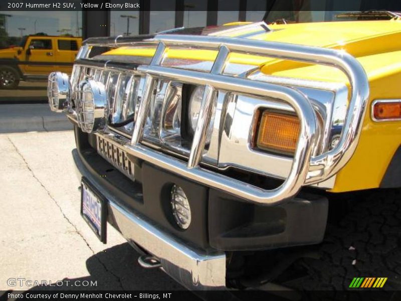 Yellow / Ebony Black 2007 Hummer H2 SUV