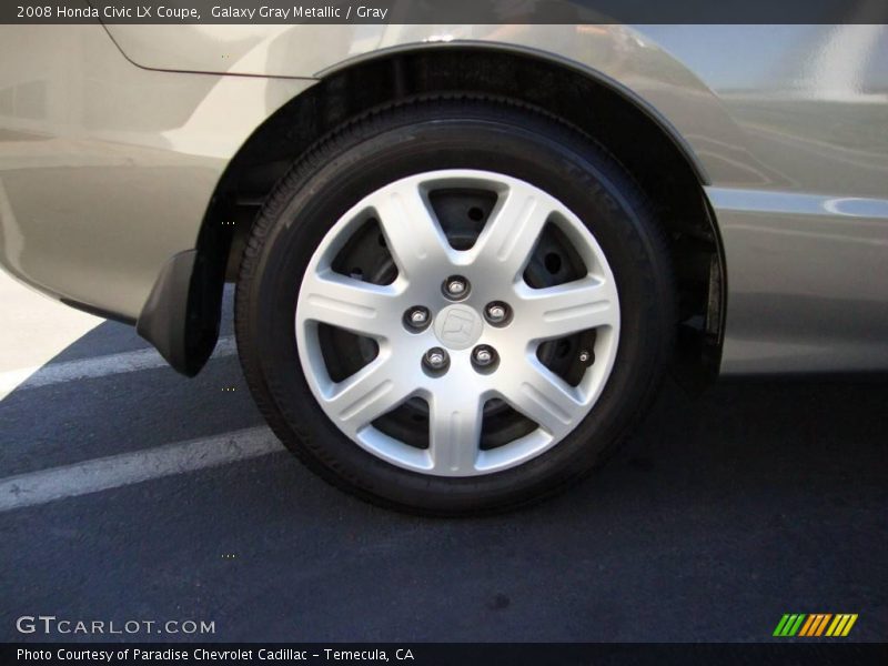 Galaxy Gray Metallic / Gray 2008 Honda Civic LX Coupe
