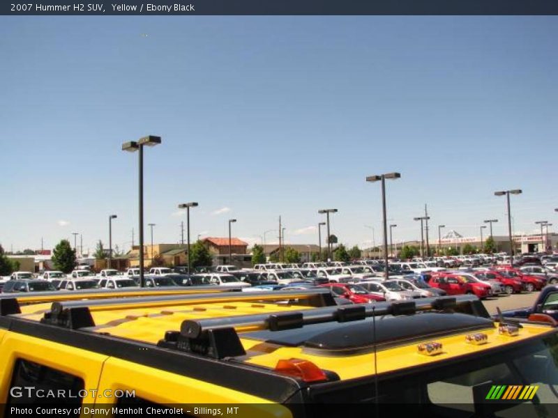 Yellow / Ebony Black 2007 Hummer H2 SUV