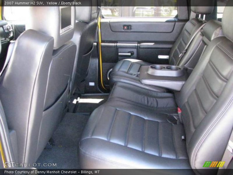 Yellow / Ebony Black 2007 Hummer H2 SUV