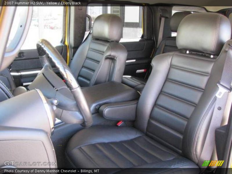 Yellow / Ebony Black 2007 Hummer H2 SUV