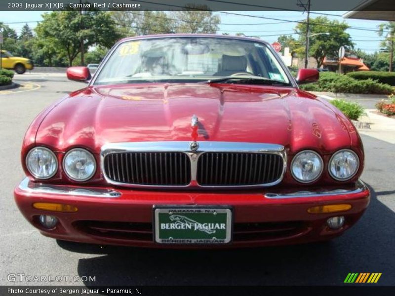 Carnival Red / Cashmere 2003 Jaguar XJ XJ8