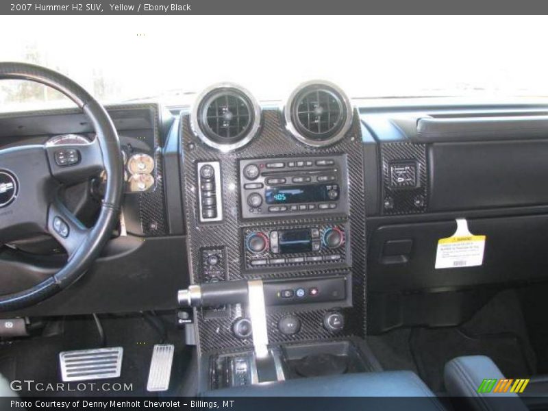 Yellow / Ebony Black 2007 Hummer H2 SUV