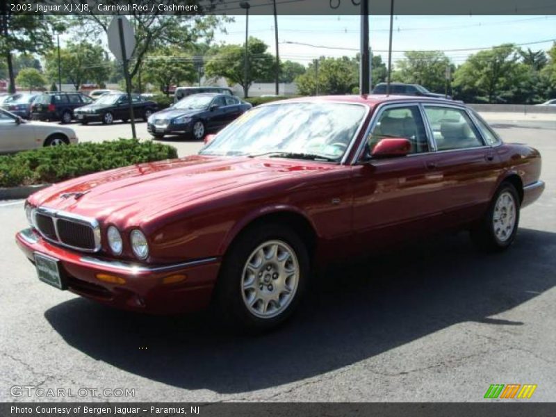 Carnival Red / Cashmere 2003 Jaguar XJ XJ8