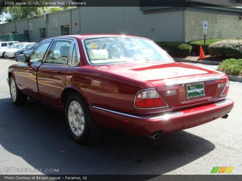 Carnival Red / Cashmere 2003 Jaguar XJ XJ8