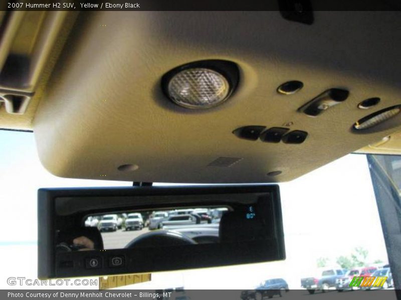 Yellow / Ebony Black 2007 Hummer H2 SUV