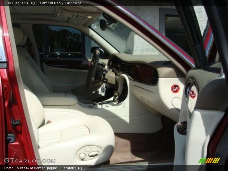 Carnival Red / Cashmere 2003 Jaguar XJ XJ8