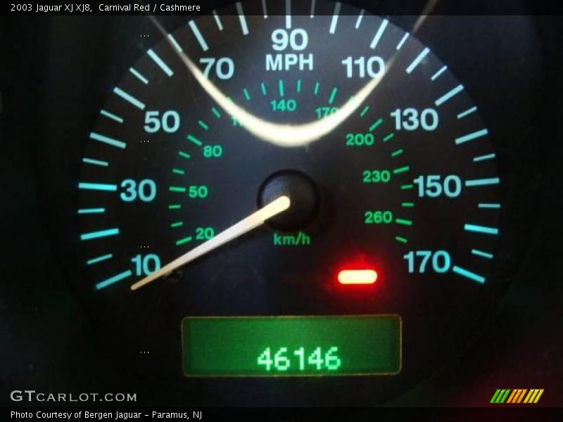 Carnival Red / Cashmere 2003 Jaguar XJ XJ8