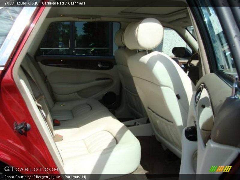 Carnival Red / Cashmere 2003 Jaguar XJ XJ8