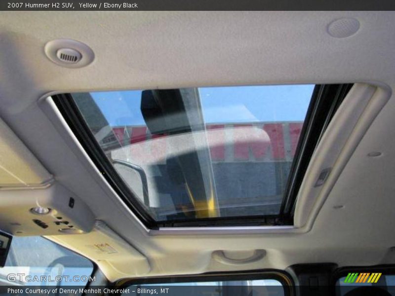 Yellow / Ebony Black 2007 Hummer H2 SUV