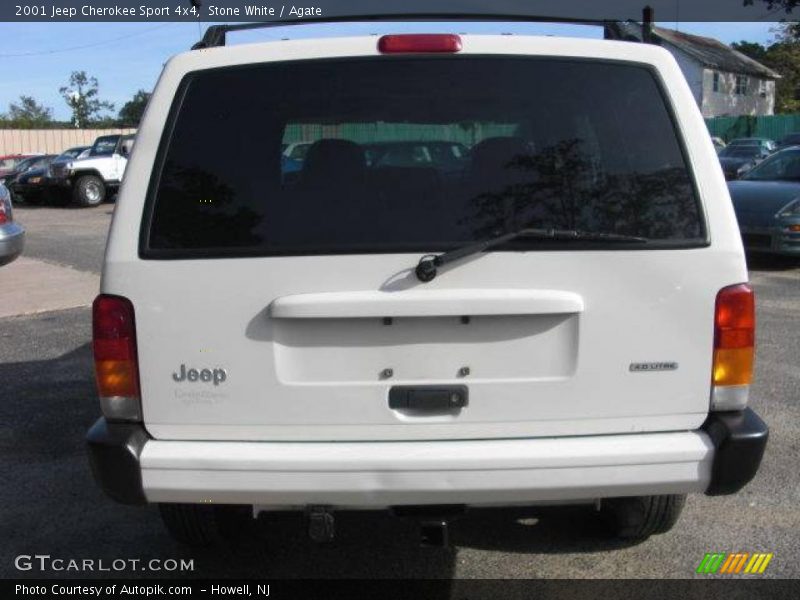 Stone White / Agate 2001 Jeep Cherokee Sport 4x4